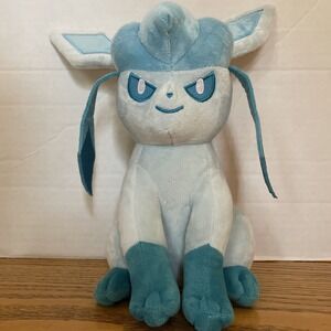 Glaceon Pokemon 3rd Round Plush 11" Stuffed Toy Doll